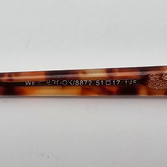 Seraphin by OGI Westbrook 8872 Black Dark Tortoise Eyeglasses Japan 51-17-145 - Picture 6 of 16